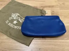 イルビゾンテ　IL BISONTE がま口　ハンドバッグ　ポーチ　クラッチバッグ