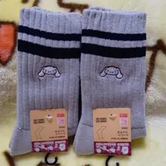 【2足セット】ユニクロ ヒートテック くつした シナモロール