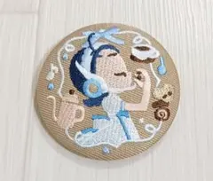 おジャ魔女どれみ 刺繍缶バッジビスケット　妹尾あいこ　パティシエ服