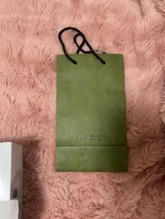 GUCCI ショップ袋 ショッパー グリーン