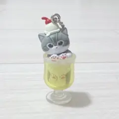 ソ*ん様 mofusand にゃんこソーダ マスコット イエロー