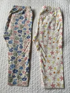 ユニクロ　7部丈　レギンス　110サイズ　2枚セット