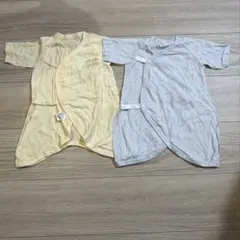 ベビー肌着 コンビ肌着 2枚セット 50-60cm