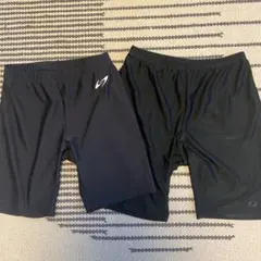 スポーツ用 インナーパンツ ブラック 2枚セットのサムネイル