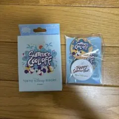 ディズニーサマークールオフ　ミセスコラボ　缶バッジのサムネイル