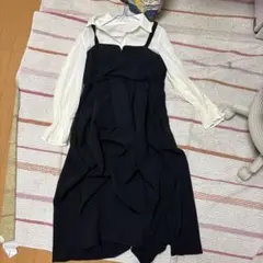 黒 シャツワンピース 長袖 SHEINのDasy