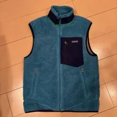 りんりん⭐︎　パタゴニア　ボア　ベストSサイズ　ダークブルー　美品 パタゴニア Patagonia ブルゾン PATAGONIA メンズ クラシック レトロX