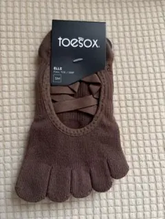toeSox ELLE ヨガソックス S/M ブラウン