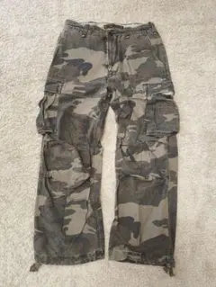 Abercrombie & Fitch アバクロ　カモフラ カーゴパンツ　W34