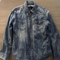 Heritage stone デニムシャツ 長袖 ボタンアップのサムネイル