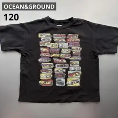 Ocean&Ground Tシャツ　黒　120のサムネイル