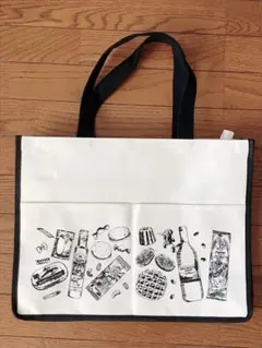 KALDI カルディ エコバッグ トートバッグ　ファスナー付