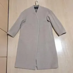 PLST　ウールロングコート　S