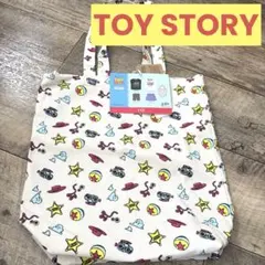 新品Disney Littc コラボ トイストーリー 総柄 トートバッグ