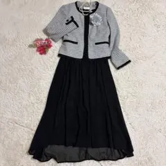 【美品セレモニーコーデ】23区ジャケットLACE LADIESワンピース黒L