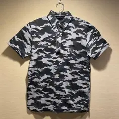 【中古品】ダルタンボナパルト カモフラ ポロシャツ 半袖 迷彩 定価¥21000のサムネイル