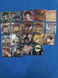 鬼滅の刃　ウエハース　シール　冨岡義勇　胡蝶しのぶ　伊黒小芭内　猗窩座