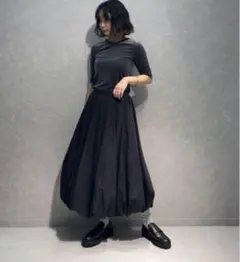 【美品】<MARW UNITED ARROWS>ベロア Tシャツ グレー