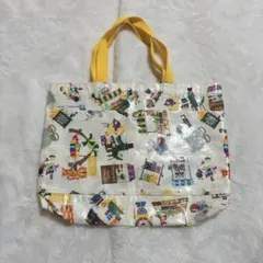 動物柄　ビニールトートバッグ