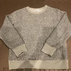 GU☆140サイズ グレー 長袖トレーナー