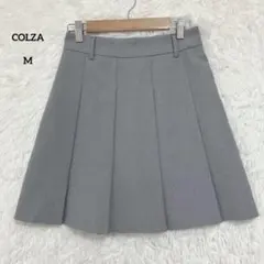 COLZA コルザ プリーツスカート スカパン グレー M インナーパンツ付き