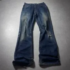 90s Lee flare denim damage grunge swag