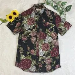 RALPH LAUREN ラルフローレン 花柄 半袖シャツ アロハシャツ Sのサムネイル