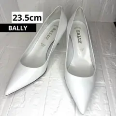 BALLY パンプス ホワイト 22.5cm ポインテッドトゥ 本革 イタリア製のサムネイル