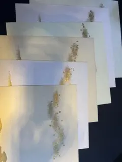 光沢金色縁取り色紙セット　36枚