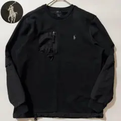 希少✨️ラルフローレン ハイブリッドスウェット エルボーパッチ ポニー M相当