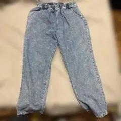 ルーズフィットデニムパンツ ライトブルー