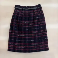 ANAYI ウール混　スカート　日本製