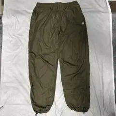 PK SPORTS 裏ボア ナイロンパンツ カーキ L 防寒 フリース スポーツ