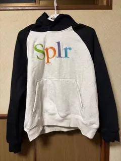 Splr ロゴ刺繍 バイカラー パーカーのサムネイル