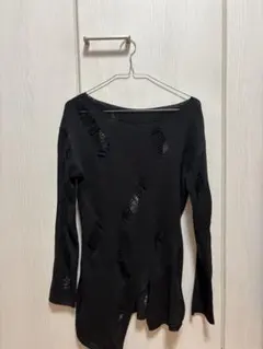 y2kホロアウト ダメージニット