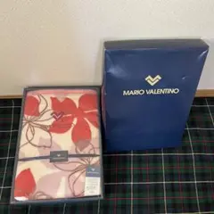 【未使用品】マリオ・ヴァレンティーノ ニューマイヤー毛布 保管品 箱傷み有り