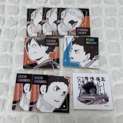 ハイキュー スクエアステッカーコレクション 田中 山口 岩泉 澤村 など