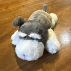 ♡美品♡ シュナウザー くったり寝そべりぬいぐるみ 犬 わんちゃん