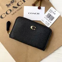 ラスト1点！ 新品 COACH コーチ コインケース 小銭入れ ブラック