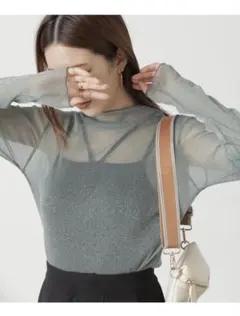 ラメシアー長袖カットソー FREE'S MART