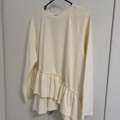 値下げ！earth music&ecology フリル長袖トップス