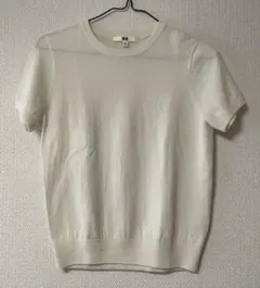 UNIQLO メリノクルーネックセーター　オフホワイト　Mサイズ