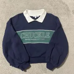 グローバルワーク　襟付きトレーナー 130cm ネイビー