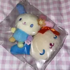【新品未使用】ウサハナ サンリオキャラクターズ マスコット ぬいぐるみ おかおのサムネイル