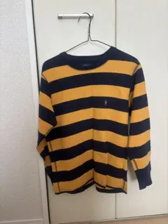 Polo Ralph Lauren 長袖Tシャツ M ネイビー/イエロー