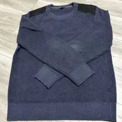 Banana Republic ネイビー リブニット L