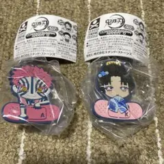 ガチャガチャ 鬼滅の刃 キャラばんちょうこう ヘアクリップ 2点セット