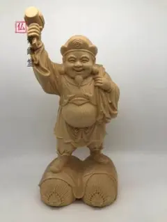 円空仏 木彫 半跏思惟像 仏像 67cm - メルカリ