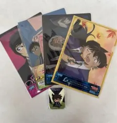 名探偵コナン クリアファイルと缶バッジ