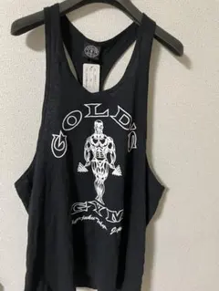 GOLD'S GYM ブラックタンクトップ